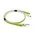 Neo d+ - Stereo-Cinch / 2x 6,3mm Mono-Klinke-Kabel (RCA-TS), Class B, 1m Länge