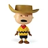 Peanuts - Cowboy Brown Manager - ReAction Figure
