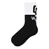 WIP Socks (Black / White)