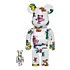 Medicom Toy - 100%+400% Grateful Dead - Dancing Bear Be@rbrick Toy