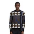 Fred Perry - Striped Panelled Argyle Jumper