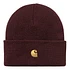 Chase Beanie (Amarone / Gold)