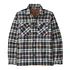 Insulated Organic Cotton MW Fjord Flannel Shirt (Fields / New Navy)