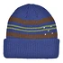 Striped Beanie (Blue)