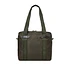 Tin Cloth Tote Bag With Zipper (Otter Green)