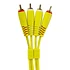 UDG - Ultimate Audio Cable Set RCA - RCA Yellow Straight 3m