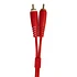 UDG - Ultimate Audio Cable Set RCA Straight-RCA Angled Red 3m