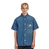S/S Ody Shirt "Olympia" Denim, 10.5 oz (Blue Dark Used Wash)