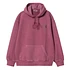 Hooded Nelson Sweat (Magenta Garment Dyed)