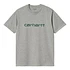 S/S Script T-Shirt (Grey Heather / Chervil)