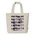 Canvas Graphic Tote Large "Dearborn" Canvas, 385 g/m² (Ink Bleed Print / Wax / Tyrian)