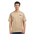 Athletics Relaxed Flocked T-Shirt (Beige)