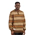 Stripe Knitted Shirt (Oat / Brown / Orange)