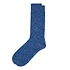 Quilt Knit Crew Socks (Indigo)