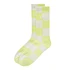 Checkered Socks (Grey Lime)