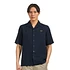 Pique Texture Revere Collar Shirt (Navy)