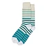 Multi Marine Stripe Socks (Green)