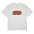 Throw T-Shirt (White / Blue & Orange)