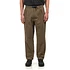One Tuck Tapered Stretch Pants (Taupe Gray)