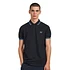 Twin Tipped Fred Perry Shirt (Black / Light Smoke / Runaway Bay Ocean)