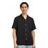 Linen Camp Collar Shirt (Black)