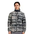 Winter Pass Printed Fleece II (Dark Stone Stippled Stripe)