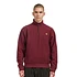 Half Zip American Script Sweat (Malbec)