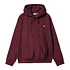 Hooded American Script Sweat (Malbec)