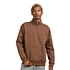 Chase Neck Zip Sweat (Chocolate / Gold)