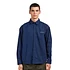 L/S Module Script Shirt "Arlington" Twill, 8.25 oz (Air Force Blue / White Rigid)