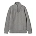 Marlon Half Zip Sweater (Grey Heather)