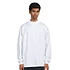 L/S Script Mockneck T-Shirt (White)