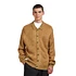 Mohair Button Up Knitted Shirt (Tan)