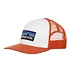 P-6 Logo Trucker Hat (White / Redtail Rust)