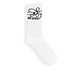 Flower Logo Socks (White)