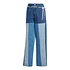 adidas - Ksenia Patchwork Straight Leg Jeans