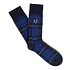 Tartan Sock (Navy)