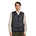 TAION - Military V Neck W-Zip Down Vest (Soft Shell)