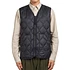 TAION - Military V Neck W-Zip Down Vest (Soft Shell)