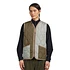 Military W-Zip V Neck Down Vest (Multi)