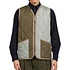 TAION - Military W-Zip V Neck Down Vest