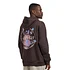 Climber's Hand Hooded Sweatshirt (Dark Brown)