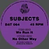 Subjects - We Run It EP