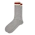 Tuck Cuff Stripes Crew Socks (L.Grey Melange)