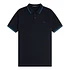 Twin Tipped Fred Perry Shirt (Navy / Ocean / Dark Carbon)