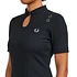 Fred Perry x Amy Winehouse Foundation - Ribbed Polo Shirt Dress