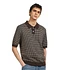 Sweater Knit Polo (Houndstooth Delicioso / Khaki Heather Cotton)