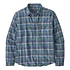 Long-Sleeved Lightweight Fjord Flannel Shirt (Nature Walk / Smolder Blue)