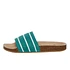 Adilette Slides (Collegiate Green / Core White / Gum 4)