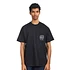 S/S Fragments Pocket T-Shirt (Black / White)